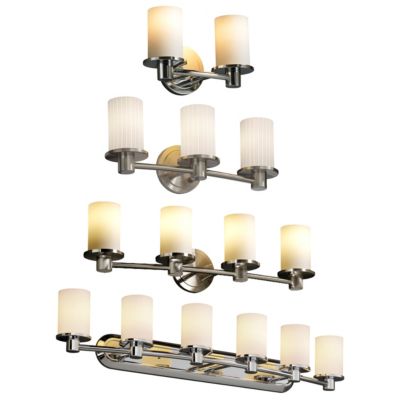 Fusion Rondo Bath Bar by Justice Design Group - Starlight Lighting USA and Canada